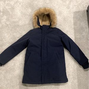 Kids Winter Coat, dark blue / navy in size 11-12